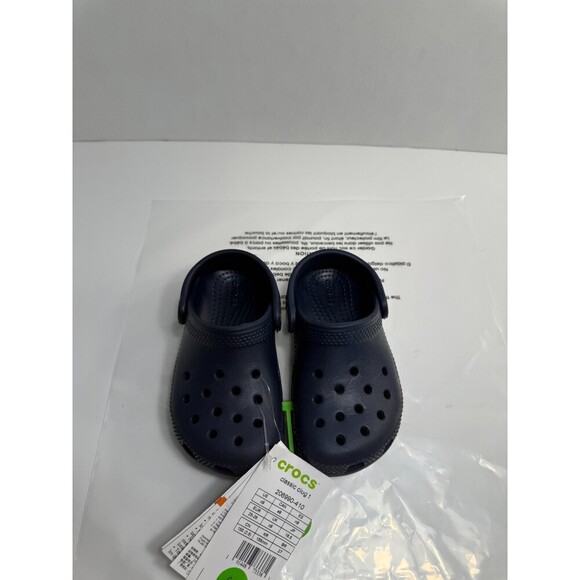 .9010 Crocs Classic Clog Blue-US 9 Toddlers - Picture 3 of 5